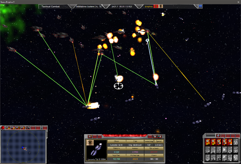 The Ukra-Tal attack the Bebblebrox Fleet in 2437.7