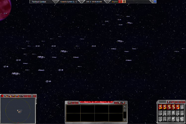 Ukra-Tal Fleet in orbit of Corneria I in 2441.0