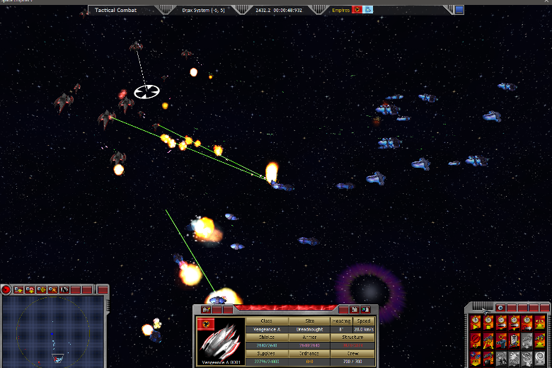 Drax Defense Fleet engages the EEE Fleet in 2432.2