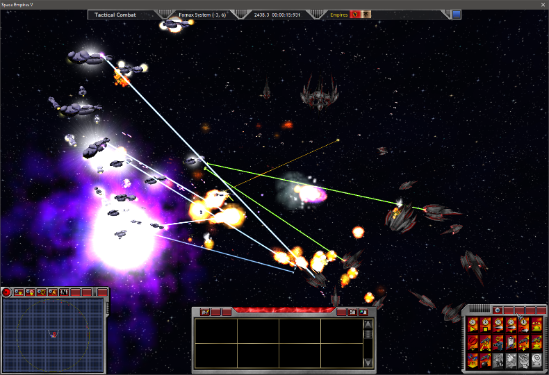 Ukra-Tal Fleet attacks the Fornax-Firaxis WP in 2438.3