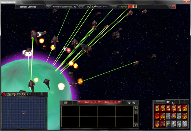Orbital Bombardment of Fwandrei VIII in 2420.6