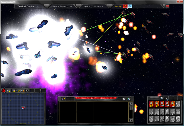 Battle of Obotron-Fwandrei Warp Point in 2418.6
