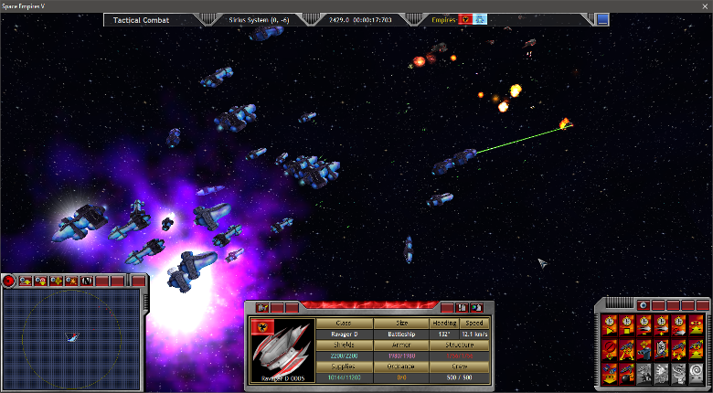 EEE Fleet runs the Sirius-Andross WP Blockade