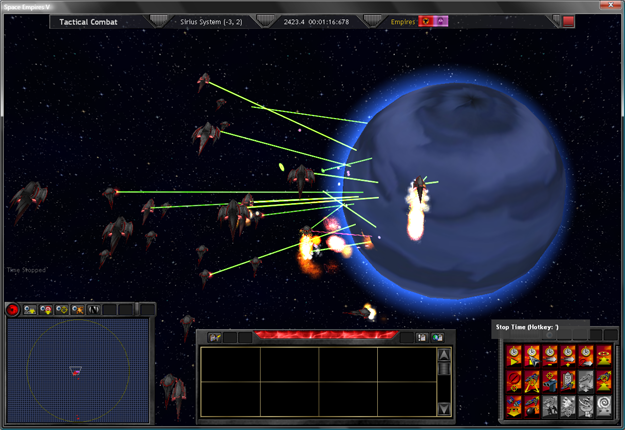 Orbital Battle of Sirius V in 2423.4