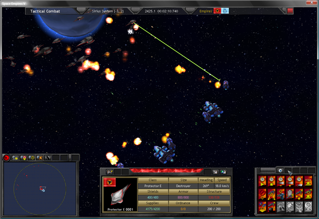 Battle of Sirius V in 2425.1