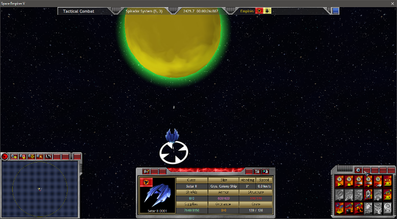 A Sergetti Colony Ship becomes a Troop Transport