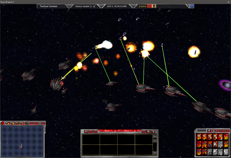 The Xiati intercept a Ukra-Tal fleet in an empty Ventrux sector in 2437.5