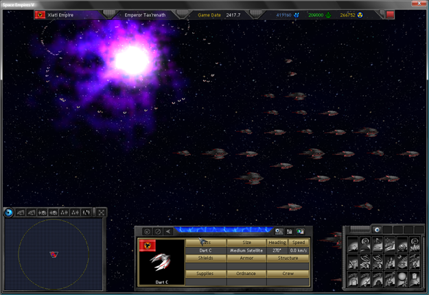 Xiati Defenses in Wait at Orion-Arcturus WP in 2417.7