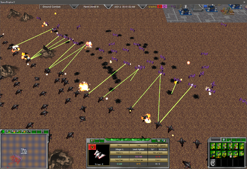 Xiati forces attempt to conquer Deneb III in 2437.1