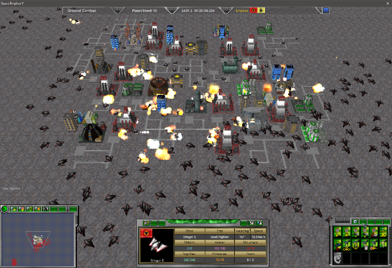The second month of ground combat on Deneb VII
